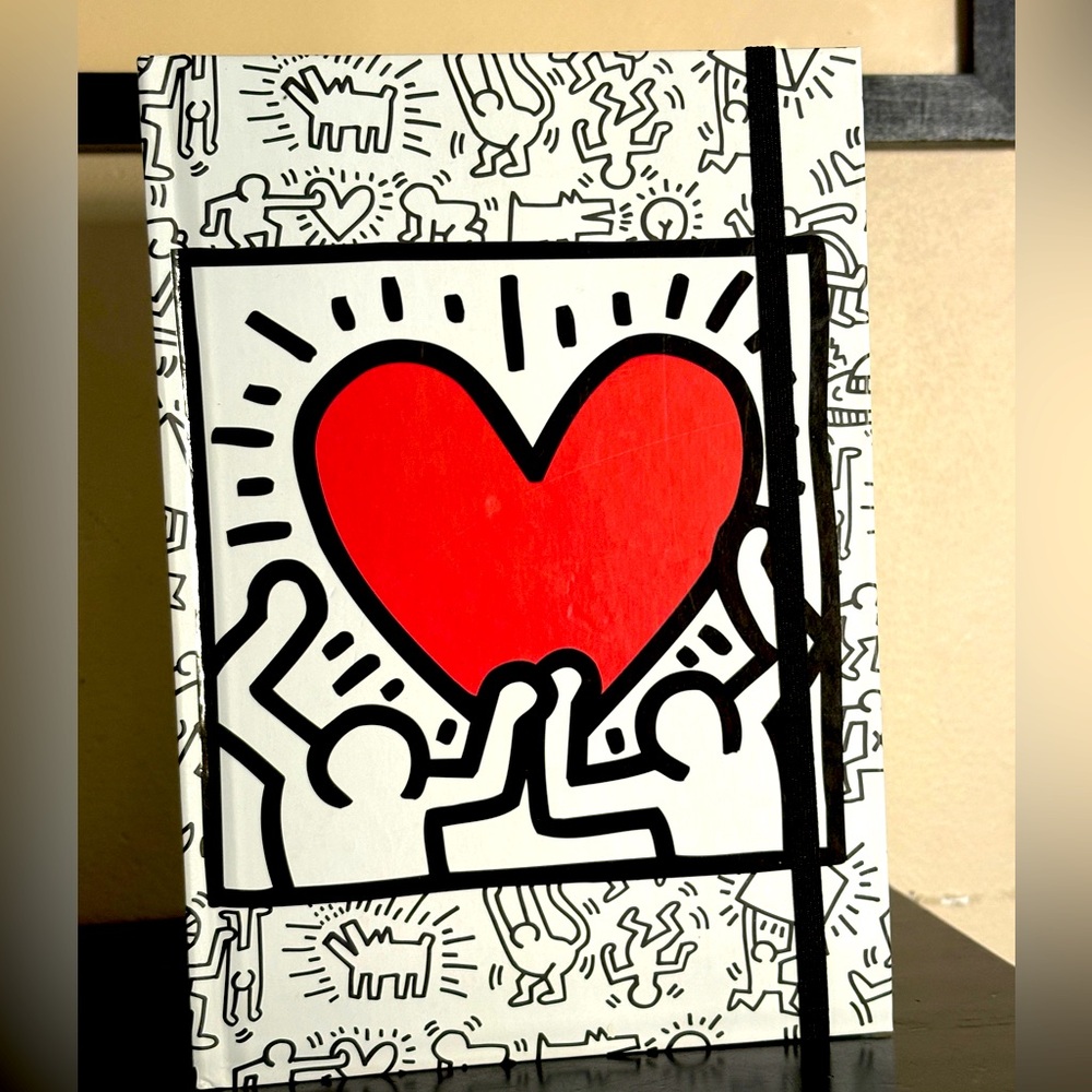 Keith Haring hardcover journal notebook
Lined paper. NWT